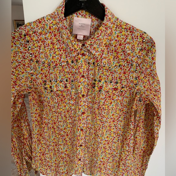 Romeo & Juliet couture junior size large button down shirt - Picture 1 of 9